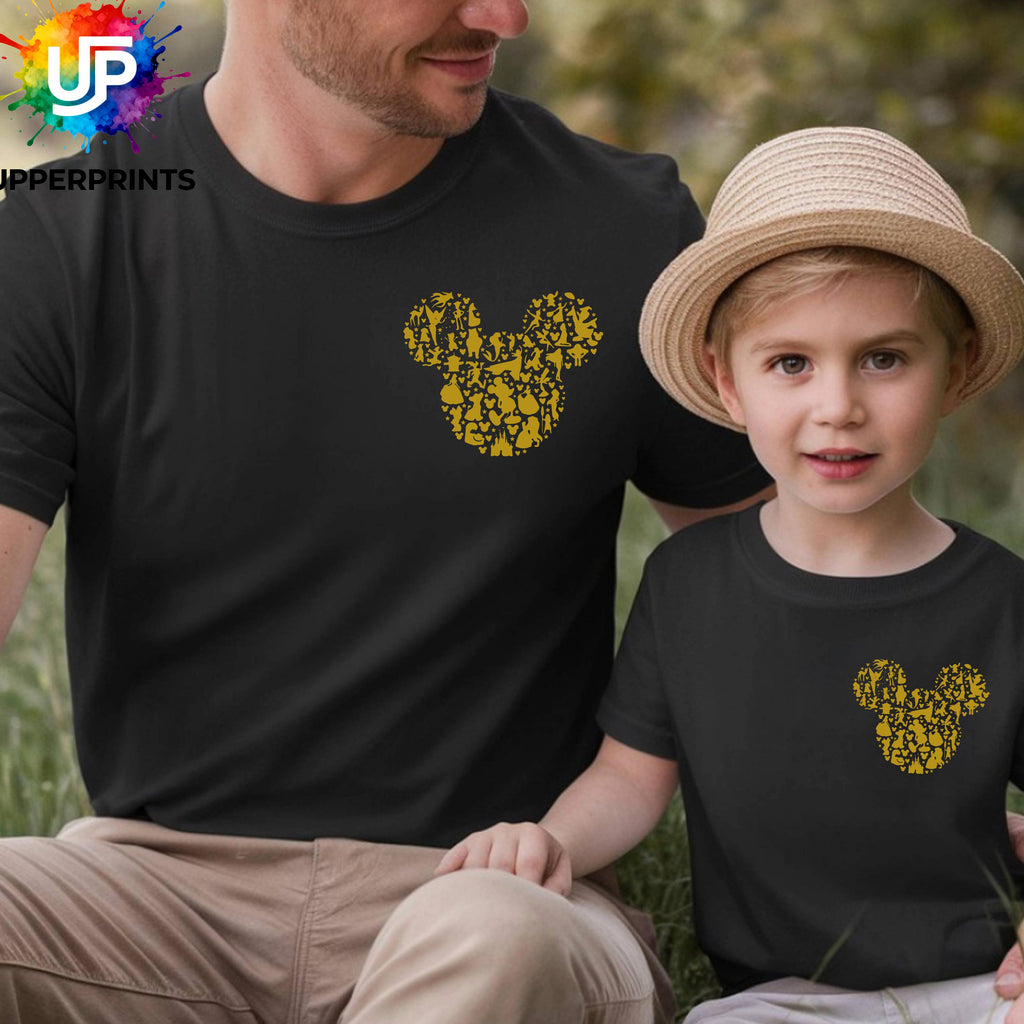 Personalised Disney Trip T-Shirts | Matching Family Disney Shirts | Custom Front & Back | Kids, Adults and Plus size | Disney Holiday Tee