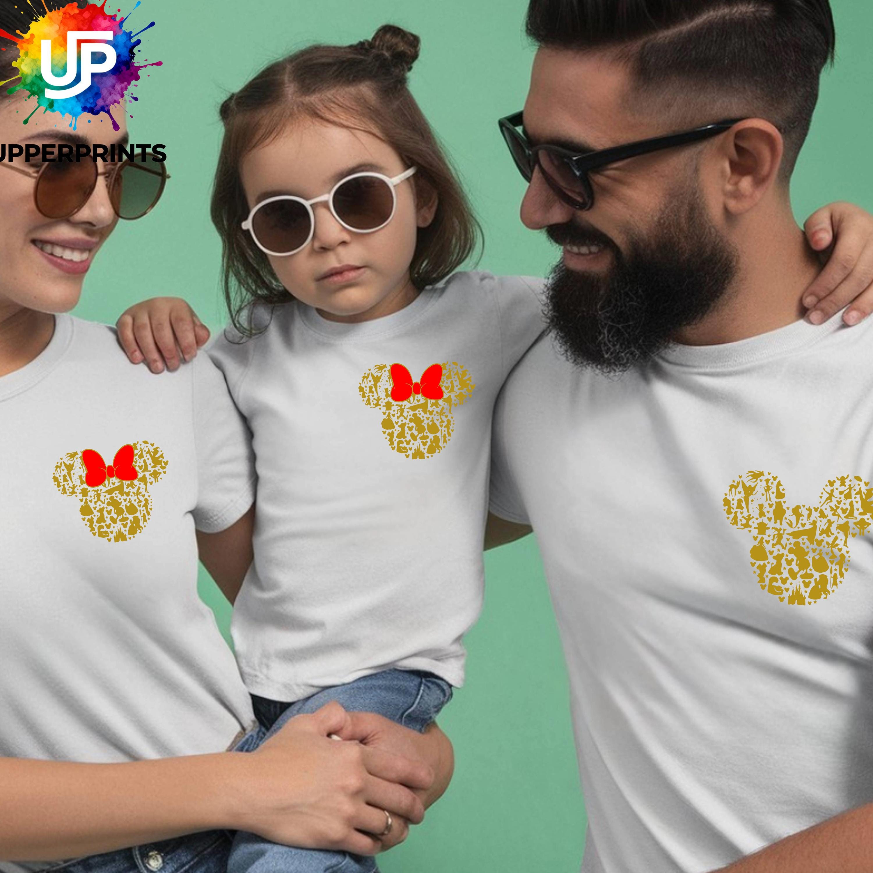 Personalised Disney Trip T-Shirts | Matching Family Disney Shirts | Custom Front & Back | Kids, Adults and Plus size | Disney Holiday Tee
