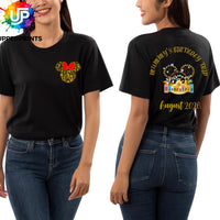 Personalised Disney Trip T-Shirts | Matching Family Disney Shirts | Custom Front & Back | Kids, Adults and Plus size | Disney Holiday Tee