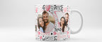 Personalised Valentine Photo Mug – Custom LOVE Mug with 4 Photos – Romantic Gift for Him or Her