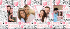 Personalised Valentine Photo Mug – Custom LOVE Mug with 4 Photos – Romantic Gift for Him or Her