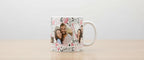 Personalised Valentine Photo Mug – Custom LOVE Mug with 4 Photos – Romantic Gift for Him or Her