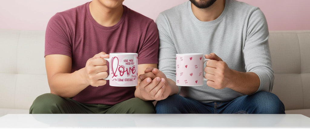All You Need Is Love (And Coffee) Mug – Valentine’s Coffee Mug – Cute Love Quote Mug – 11oz Ceramic Mug