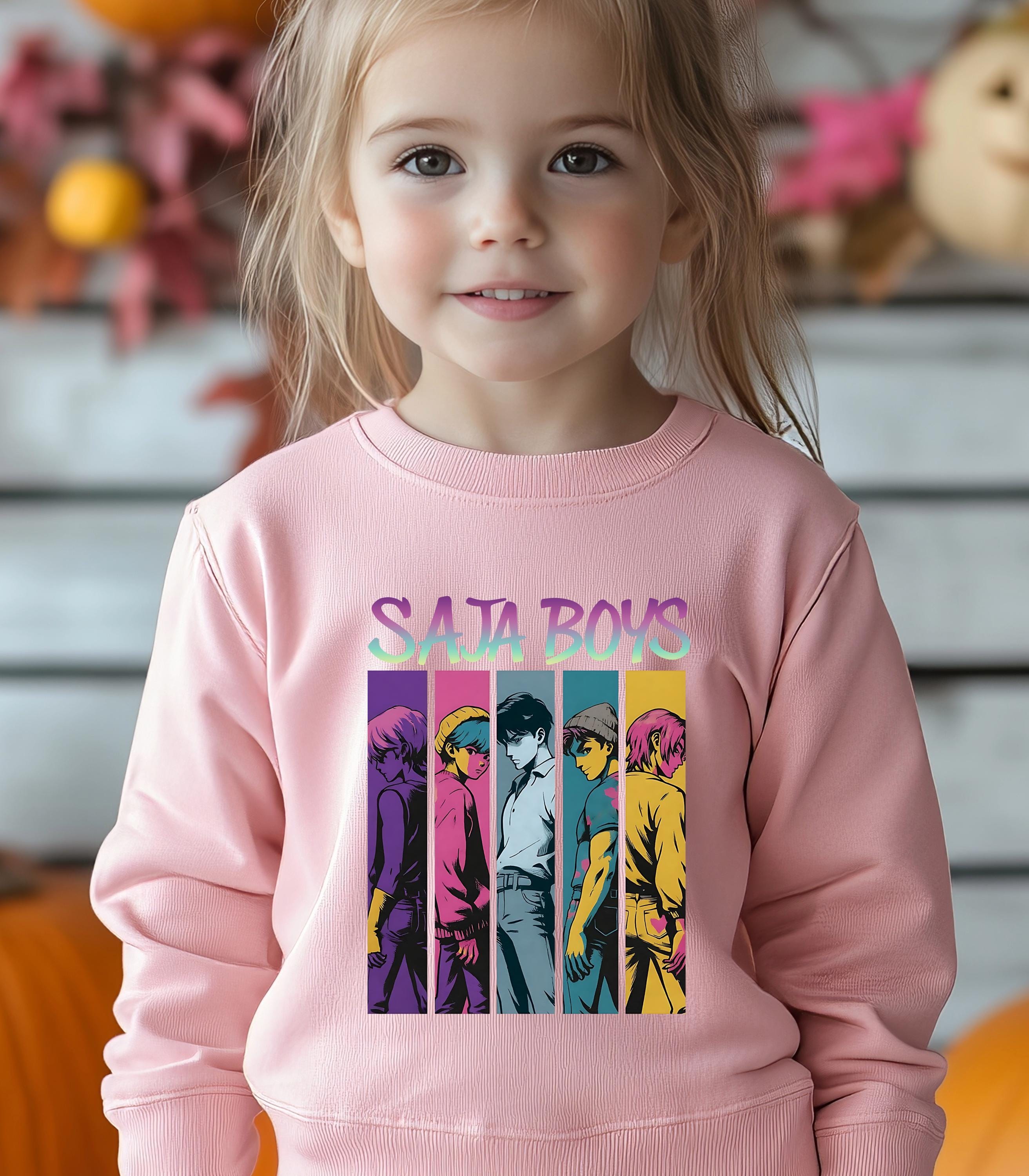 Saja Boys jumper | K-Pop Inspired Comic Strip Graphic Sweatshirt | Unisex Kids & Adults