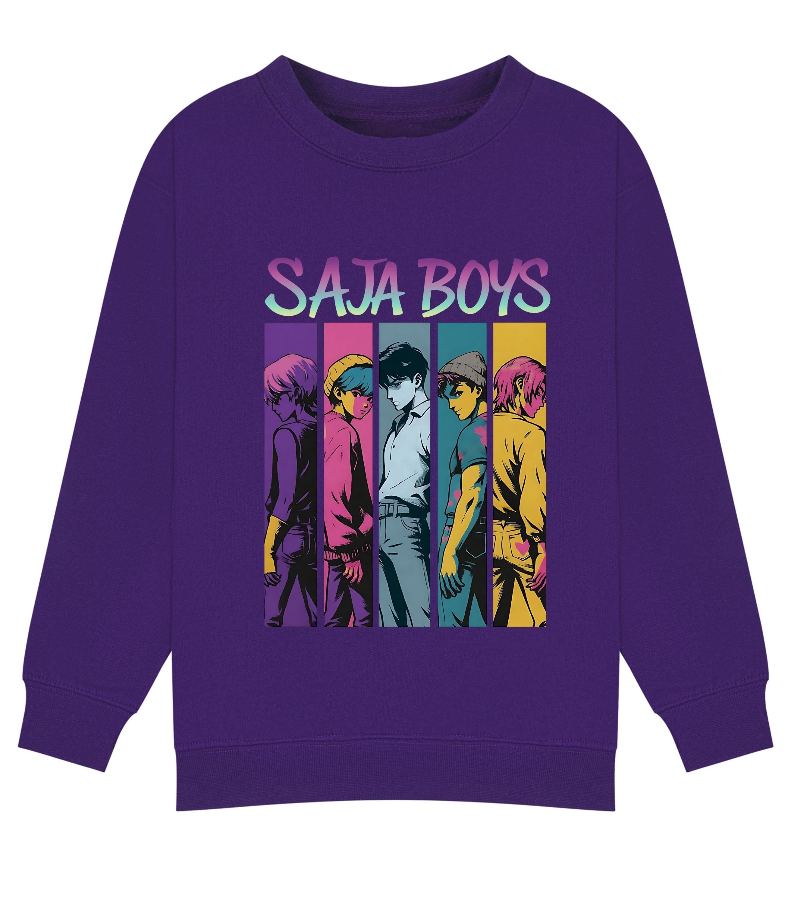 Saja Boys jumper | K-Pop Inspired Comic Strip Graphic Sweatshirt | Unisex Kids & Adults