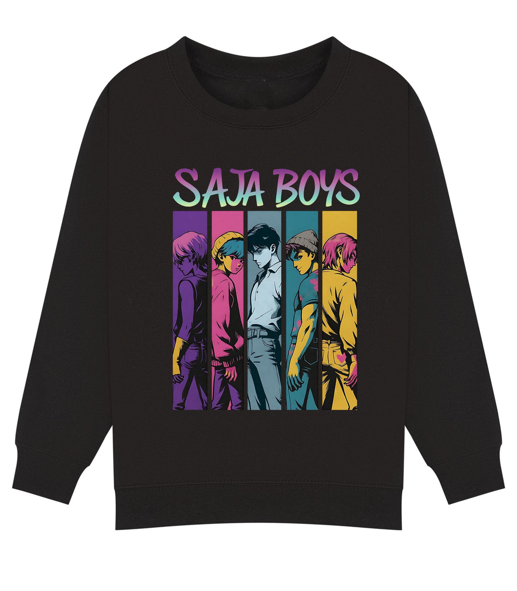 Saja Boys jumper | K-Pop Inspired Comic Strip Graphic Sweatshirt | Unisex Kids & Adults