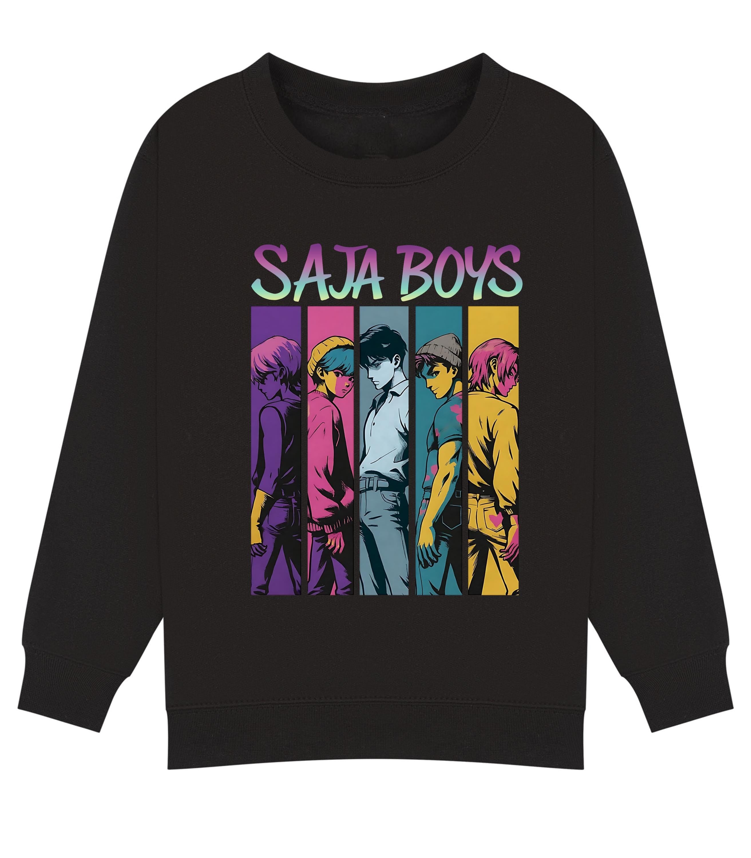 Saja Boys jumper | K-Pop Inspired Comic Strip Graphic Sweatshirt | Unisex Kids & Adults