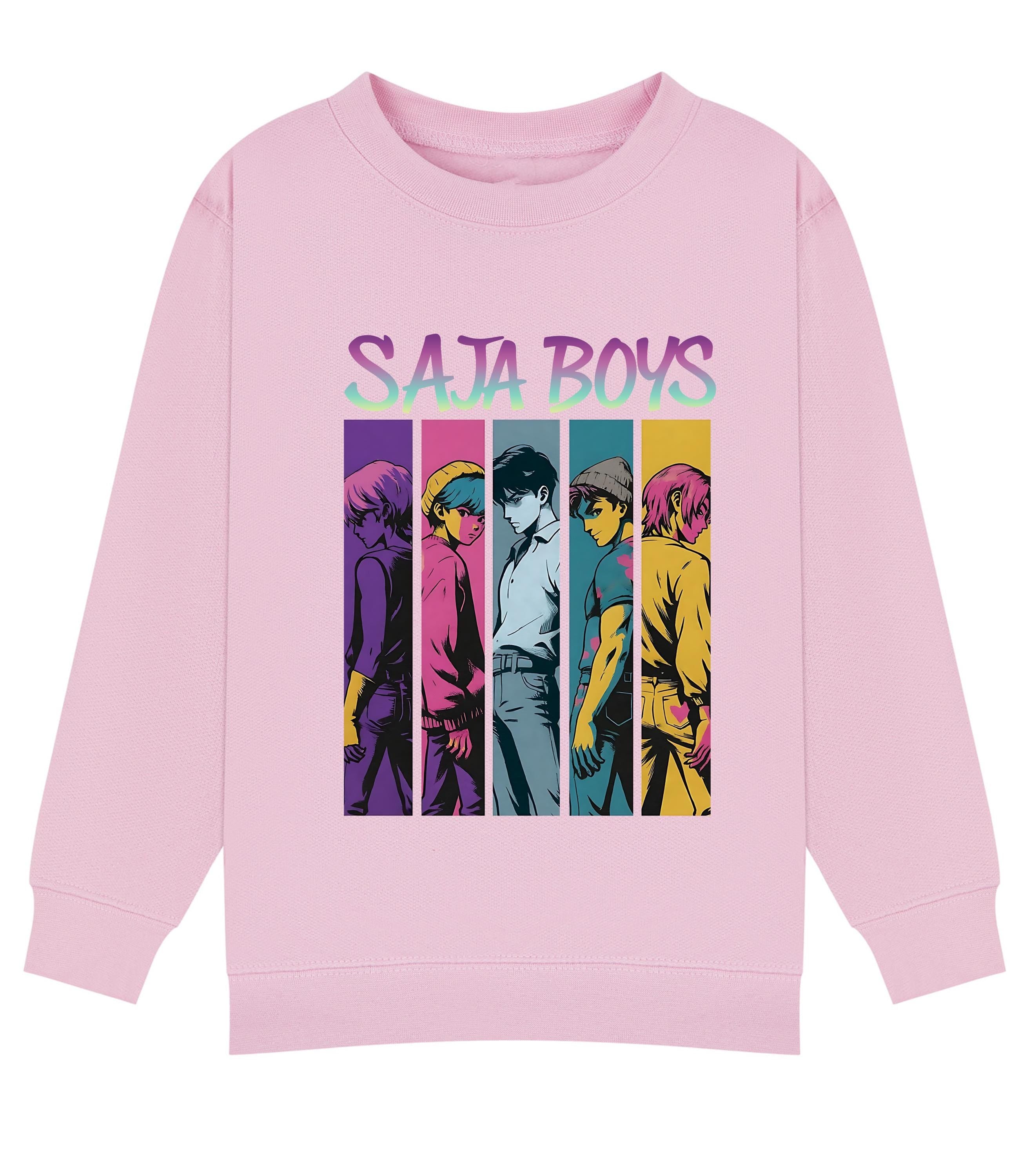 Saja Boys jumper | K-Pop Inspired Comic Strip Graphic Sweatshirt | Unisex Kids & Adults