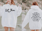 Let Them Hoodie – Motivational Quote hood – Plus sizes – Positive Vibes & Self love
