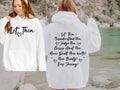 Let Them Hoodie – Motivational Quote hood – Plus sizes – Positive Vibes & Self love