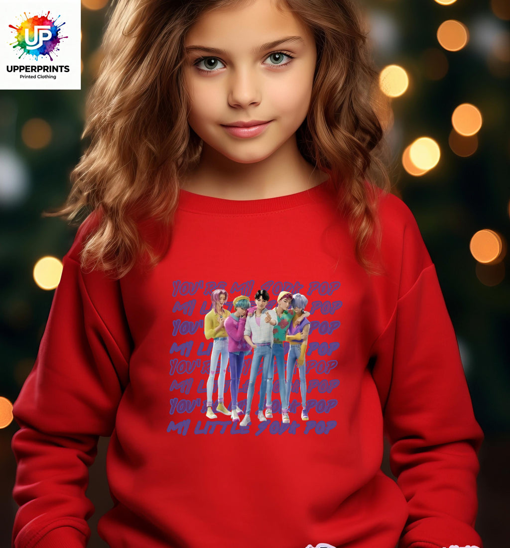 Saja Boys “Soda Pop” Lyric Jumper | K-Pop Demon Hunters Fan Made Sweatshirt | Kids & Adults