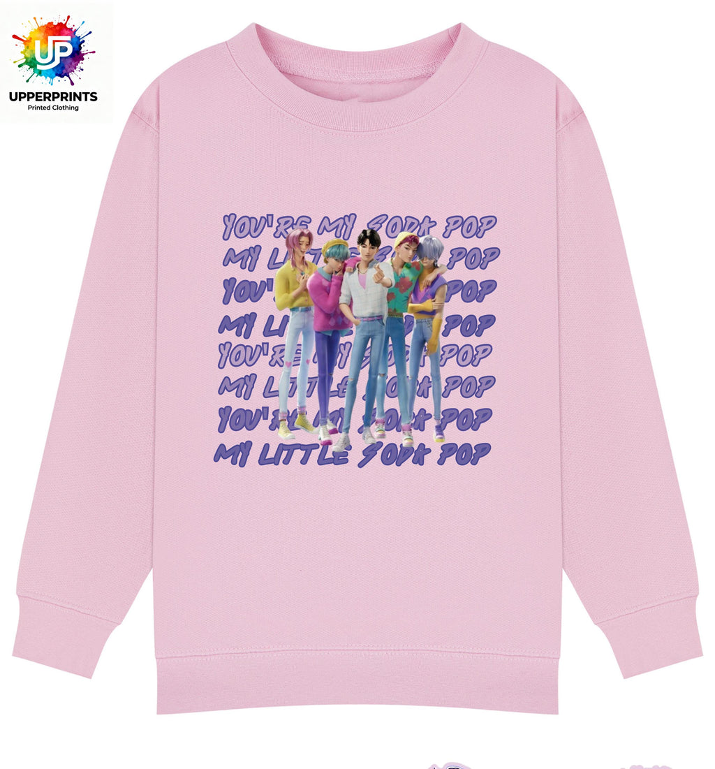 Saja Boys “Soda Pop” Lyric Jumper | K-Pop Demon Hunters Fan Made Sweatshirt | Kids & Adults