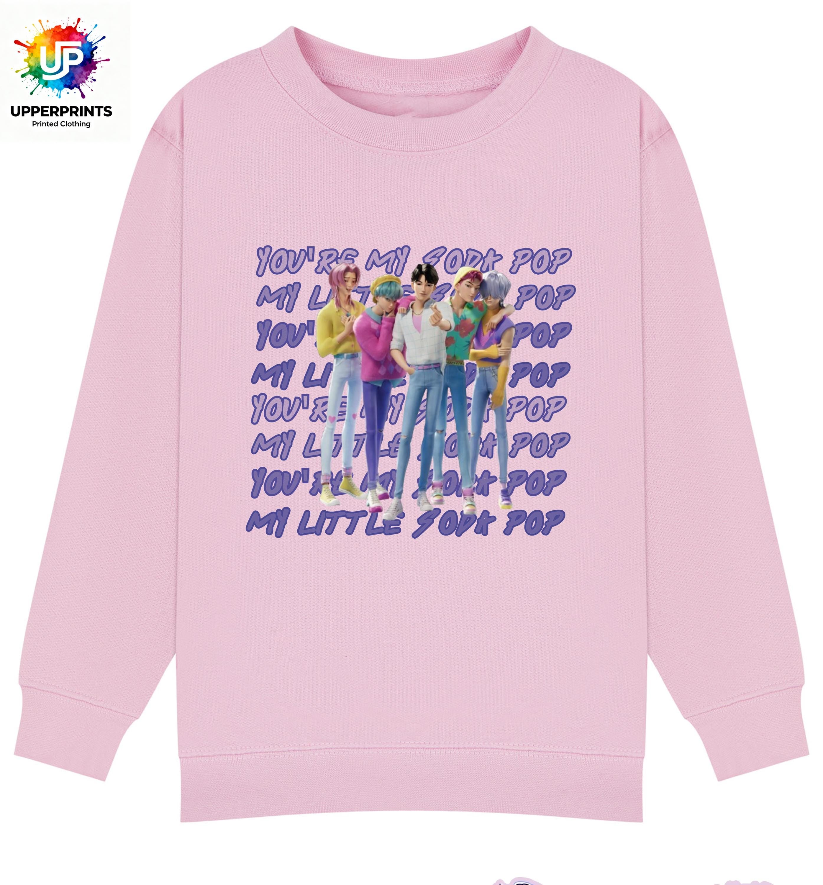 Saja Boys “Soda Pop” Lyric Jumper | K-Pop Demon Hunters Fan Made Sweatshirt | Kids & Adults