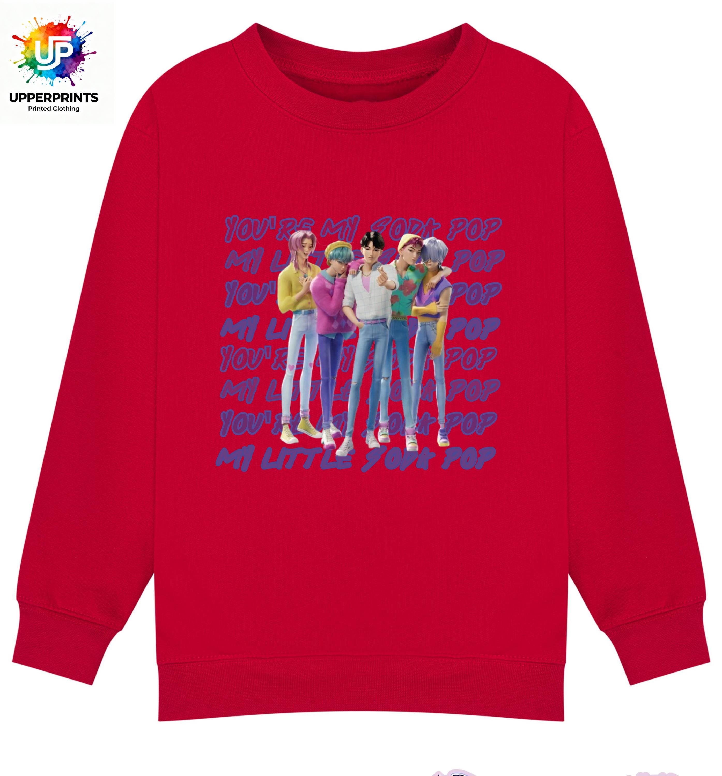 Saja Boys “Soda Pop” Lyric Jumper | K-Pop Demon Hunters Fan Made Sweatshirt | Kids & Adults