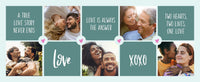 Personalised Valentine Photo Mug – Custom picture Mug with up to 8 Photos – Romantic Gift for Him or Her
