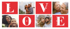Personalised Valentine Photo Mug – Custom picture Mug with up to 8 Photos – Romantic Gift for Him or Her
