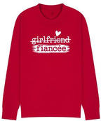 Girlfriend to Fiancée Sweatshirt | Engagement Gift for Her | Proposal Sweater | Bride To Be Jumper | Plus sizes