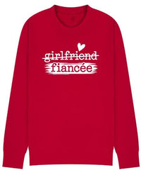 Girlfriend to Fiancée Sweatshirt | Engagement Gift for Her | Proposal Sweater | Bride To Be Jumper | Plus sizes