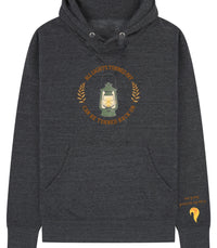 Noah Kahan Inspired hoodie | 'All Lights Turned Off Can Be Turned Back On' Lantern Hood | Sleeve detail