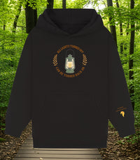 Noah Kahan Inspired hoodie | 'All Lights Turned Off Can Be Turned Back On' Lantern Hood | Sleeve detail