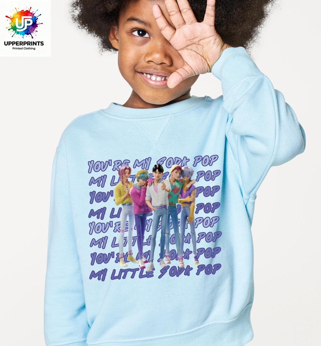 Saja Boys “Soda Pop” Lyric Jumper | K-Pop Demon Hunters Fan Made Sweatshirt | Kids & Adults