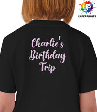 2026 Disney Trip Personalised T-Shirt | Mickey or Minnie Design | Matching Family & Group Shirts