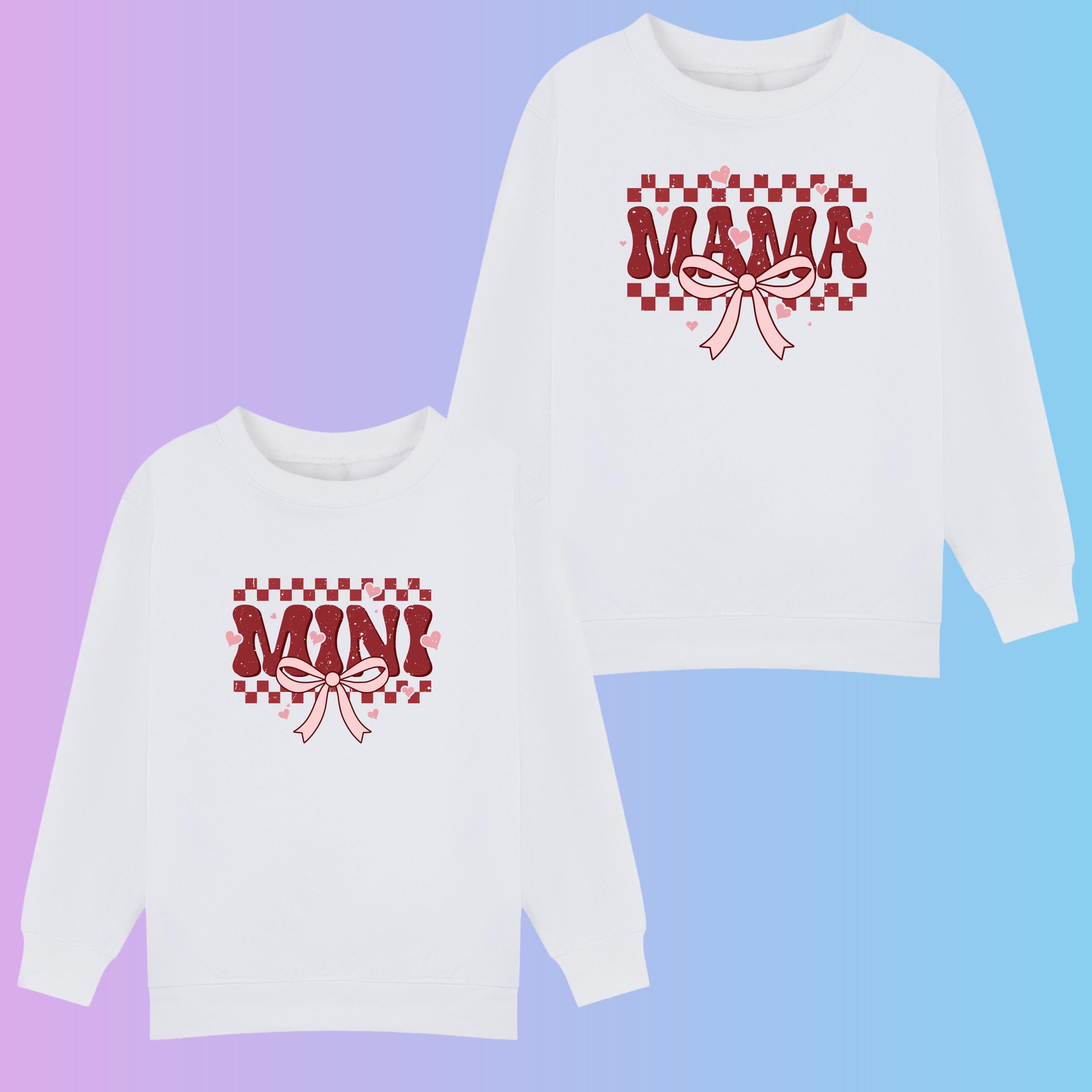 Mama & Mini Matching Sweatshirts | Matching Mum and Child Outfit | Family Jumpers