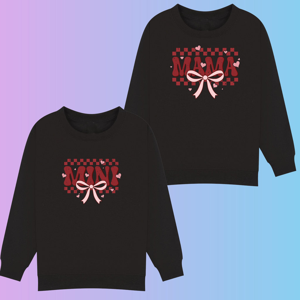 Mama & Mini Matching Sweatshirts | Matching Mum and Child Outfit | Family Jumpers
