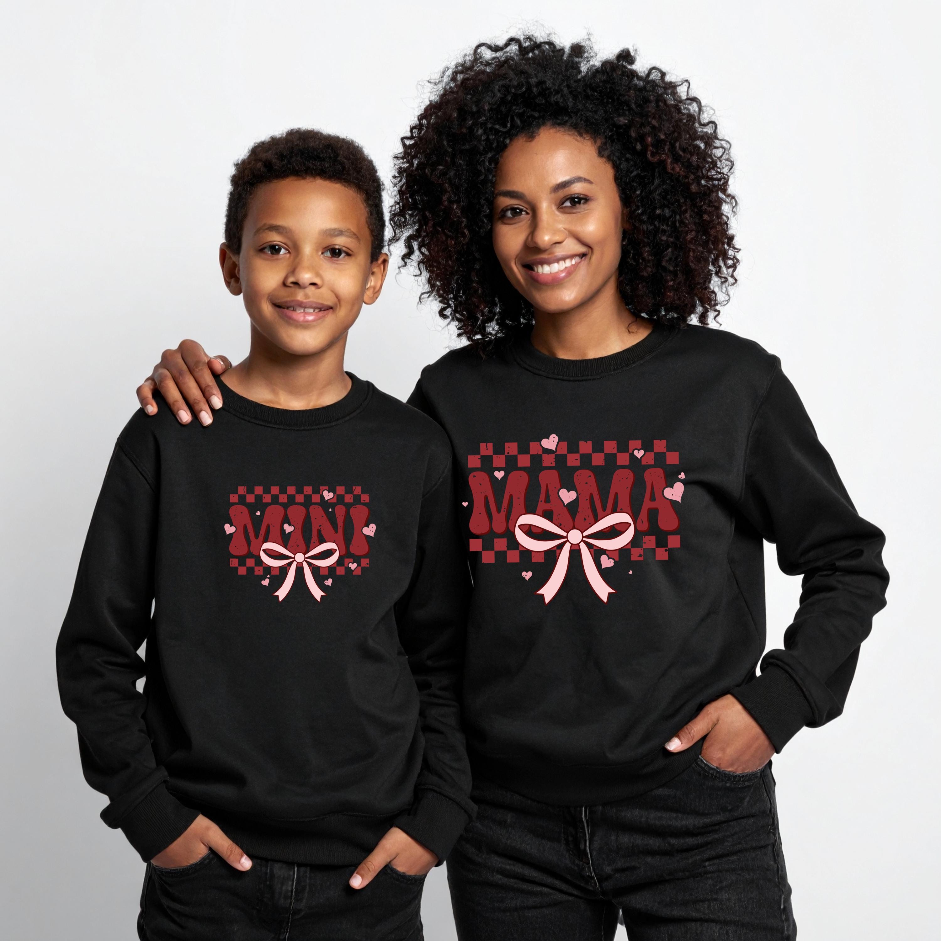Mama & Mini Matching Sweatshirts | Matching Mum and Child Outfit | Family Jumpers