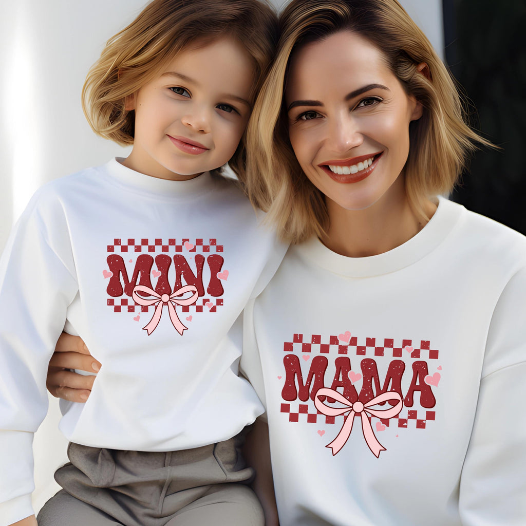 Mama & Mini Matching Sweatshirts | Matching Mum and Child Outfit | Family Jumpers