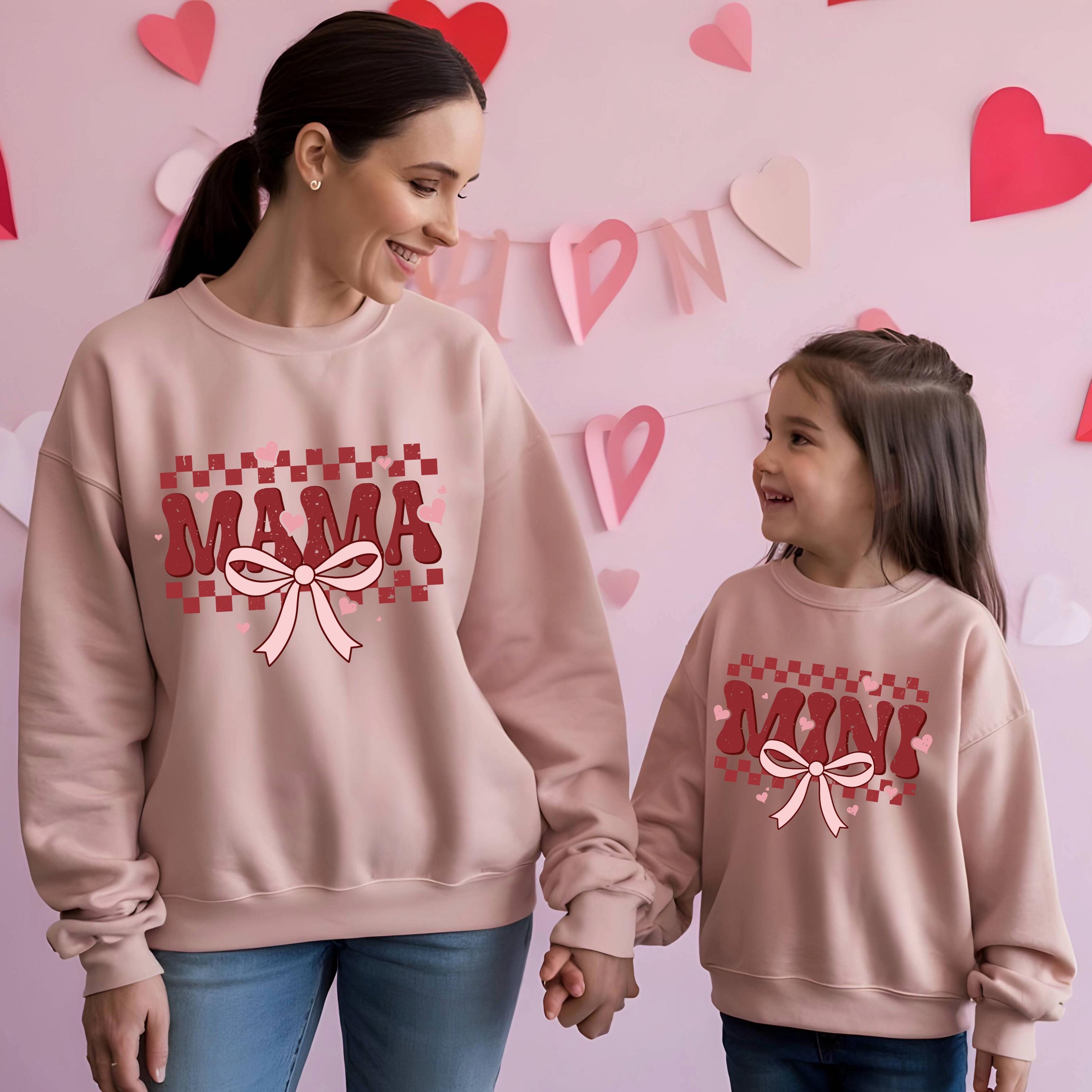 Mama & Mini Matching Sweatshirts | Matching Mum and Child Outfit | Family Jumpers