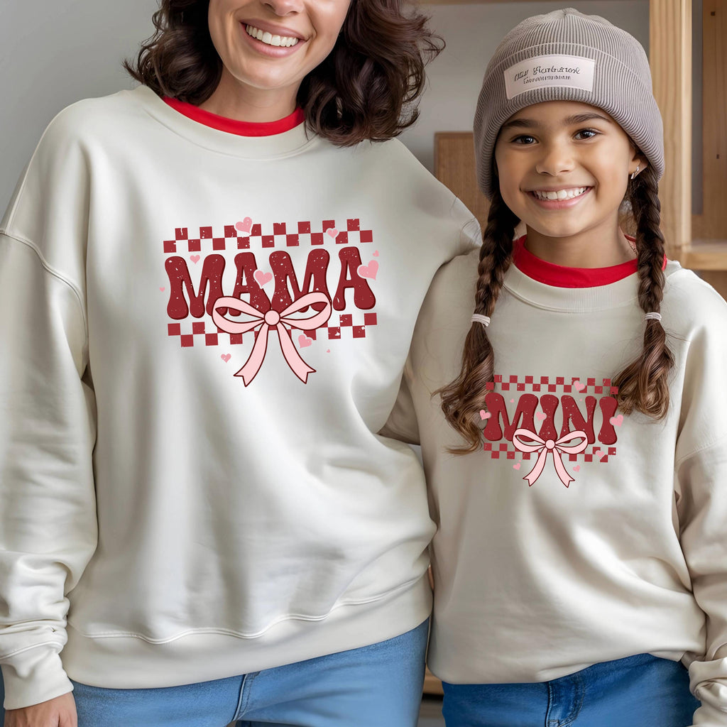 Mama & Mini Matching Sweatshirts | Matching Mum and Child Outfit | Family Jumpers