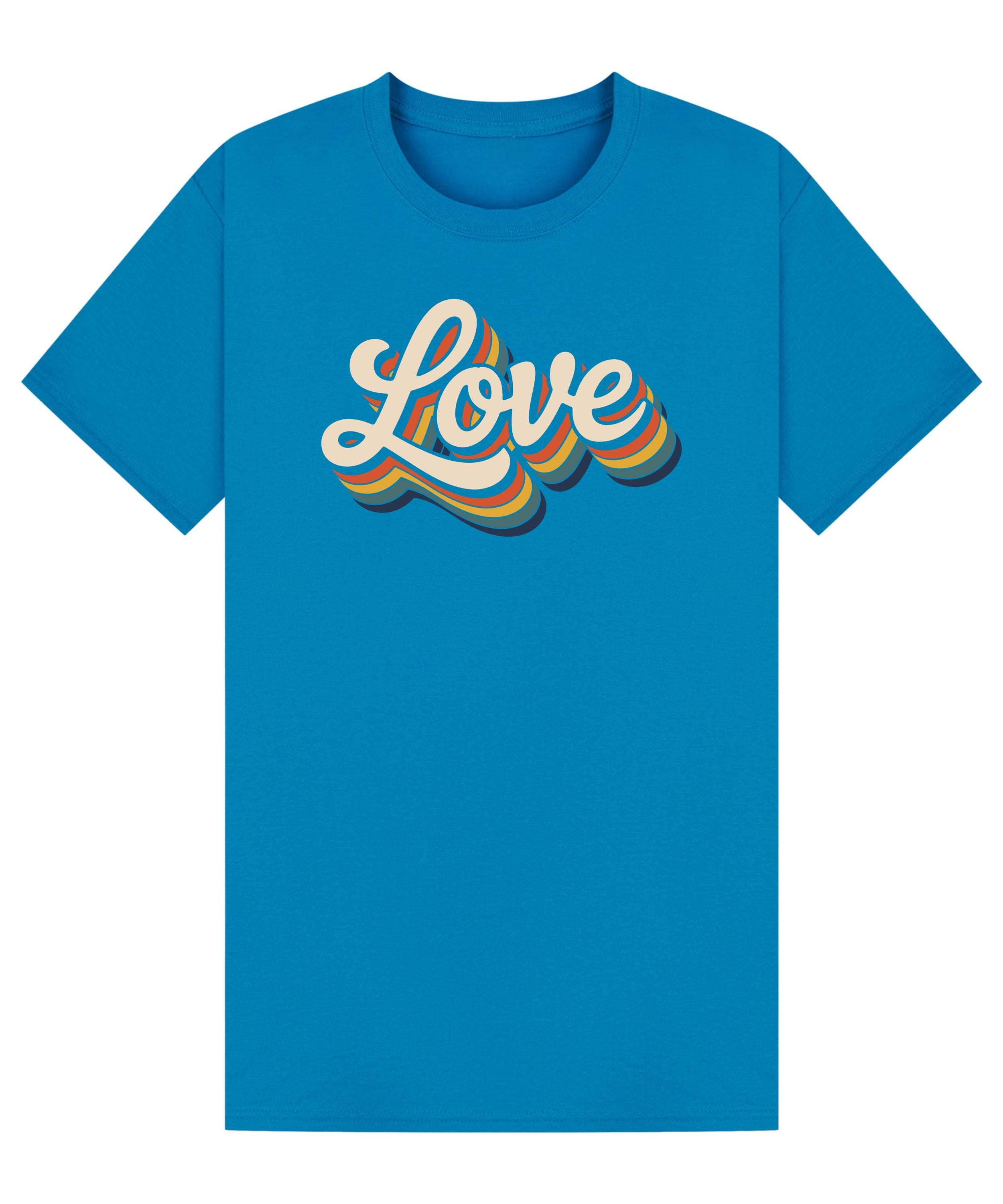 Retro Love T Shirt, Valentine’s Day Gift, Graphic Tee, Vintage Style Shirt, Birthday Gift, Unisex Love Shirt, Self Love Tee