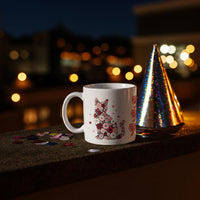 Floral Cat Mug, 'Floral Feral Fabulous' , Cat Lover Coffee Cup, Gift for Cat Mum