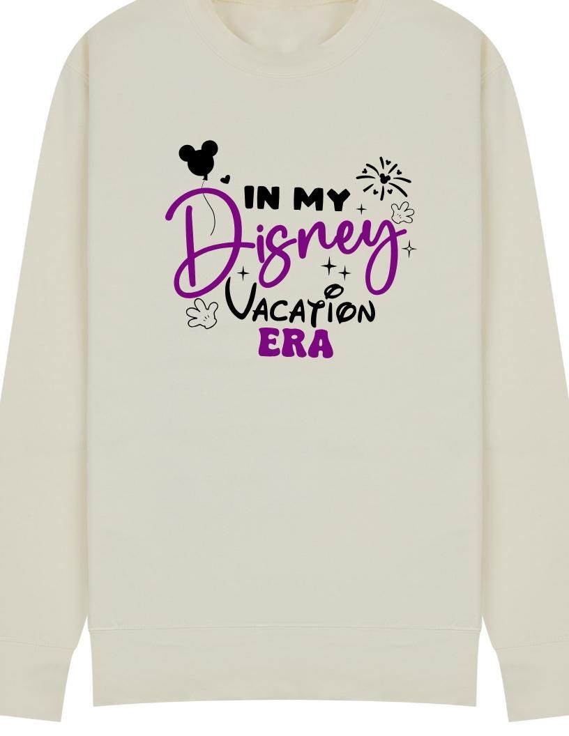 In My Disney Vacation Era Sweatshirt | Matching Family Jumpers | Kids & Adults | Disney Trip Outfit | Magical Holiday Jumper