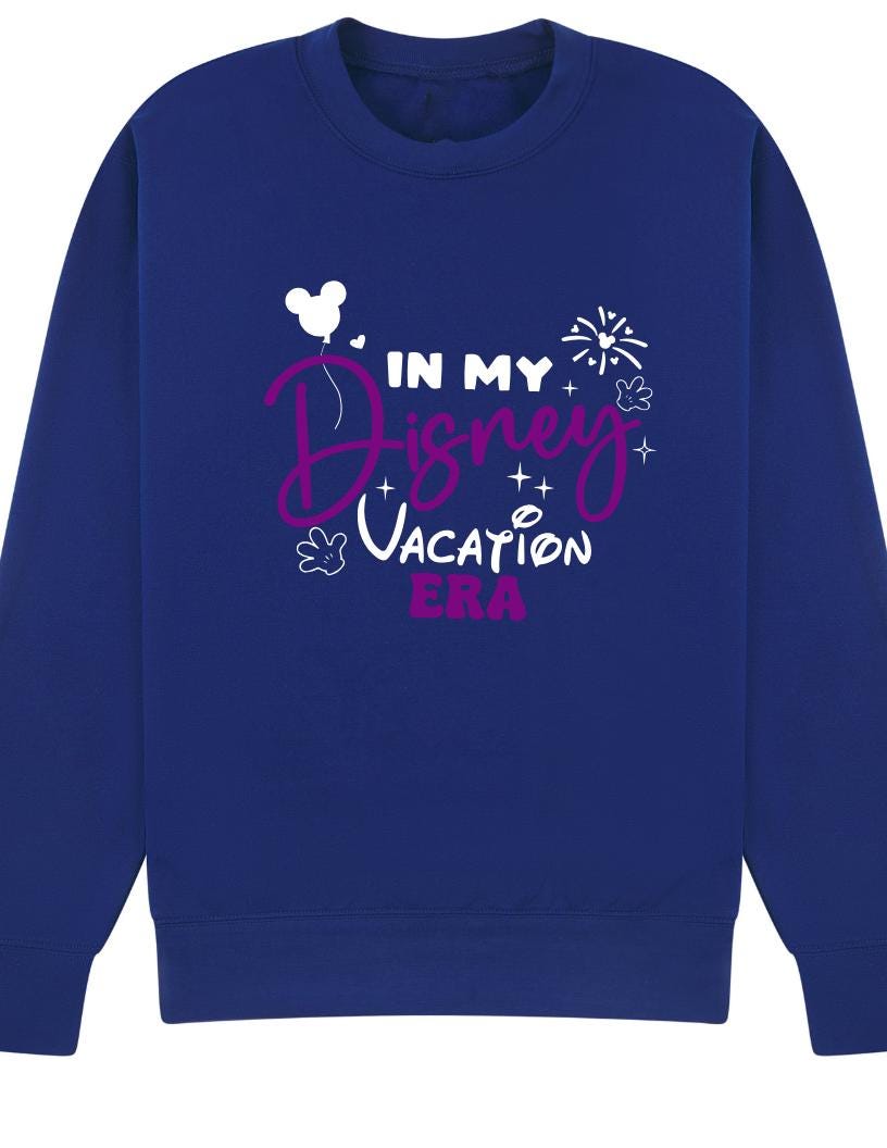 In My Disney Vacation Era Sweatshirt | Matching Family Jumpers | Kids & Adults | Disney Trip Outfit | Magical Holiday Jumper