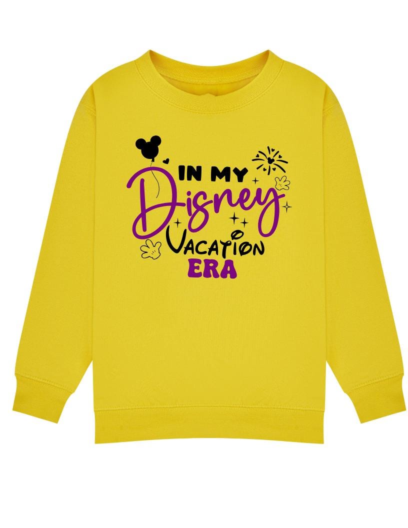 In My Disney Vacation Era Sweatshirt | Matching Family Jumpers | Kids & Adults | Disney Trip Outfit | Magical Holiday Jumper
