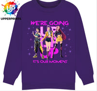 We’re Going Up Jumper| Golden Huntrix Inspired Sweater | K-Pop Demon Hunters Fan Sweatshirt | Kids & Adults