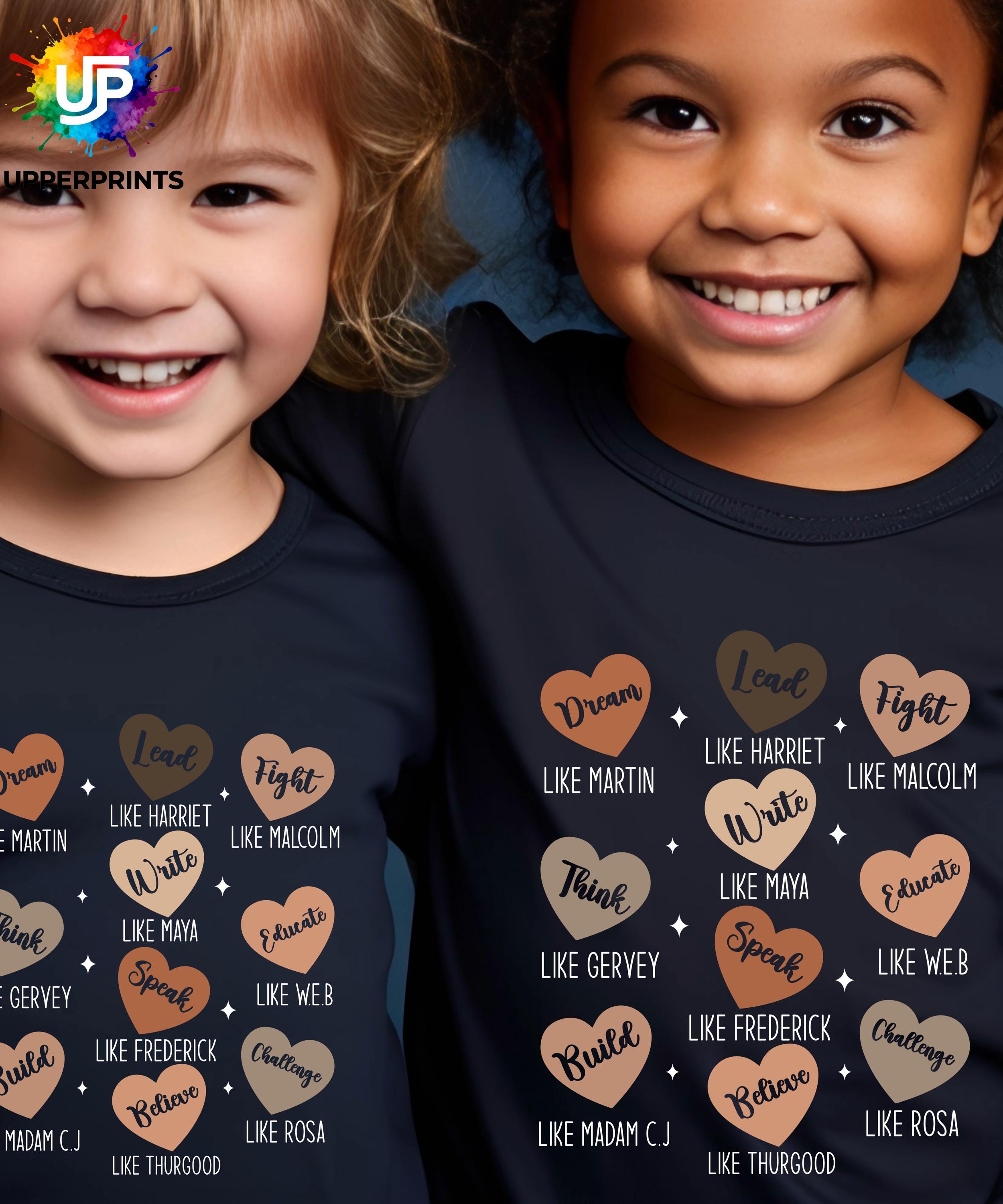 Black History Icons T-Shirt – Motivational Words | Positive Message Shirt