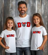 Family Matching Disney-Inspired T-Shirts | Mom Dad Mini | Disney Trip Outfits | Mummy or Daddy & Me Shirts