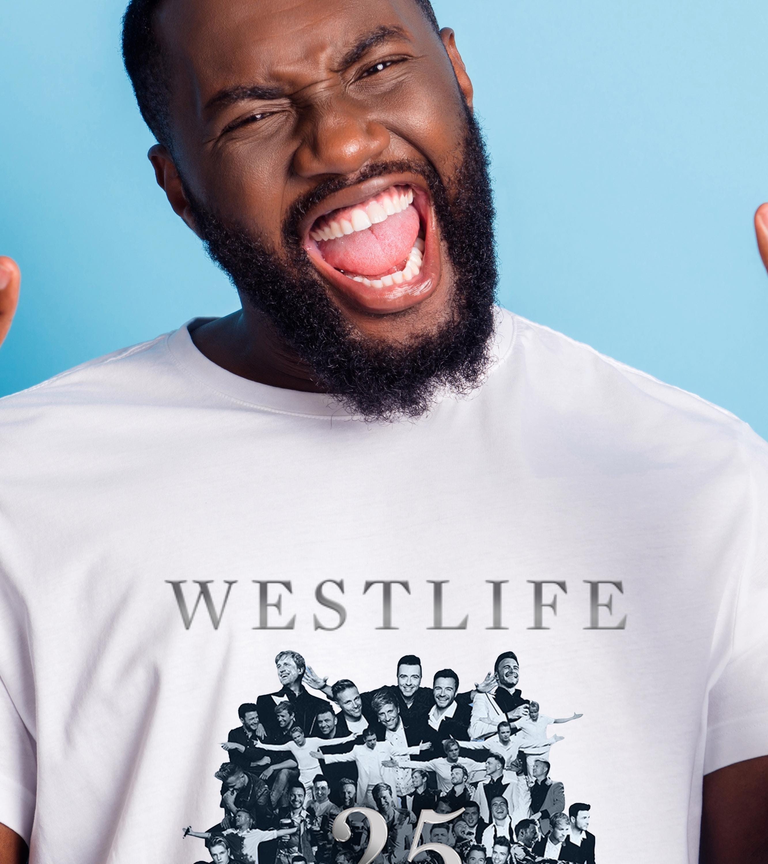 Westlife 25th Anniversary T-Shirt | Fan Made Concert Tee | 25 Ultimate Collection Album Inspired | Westlife Tour Outfit