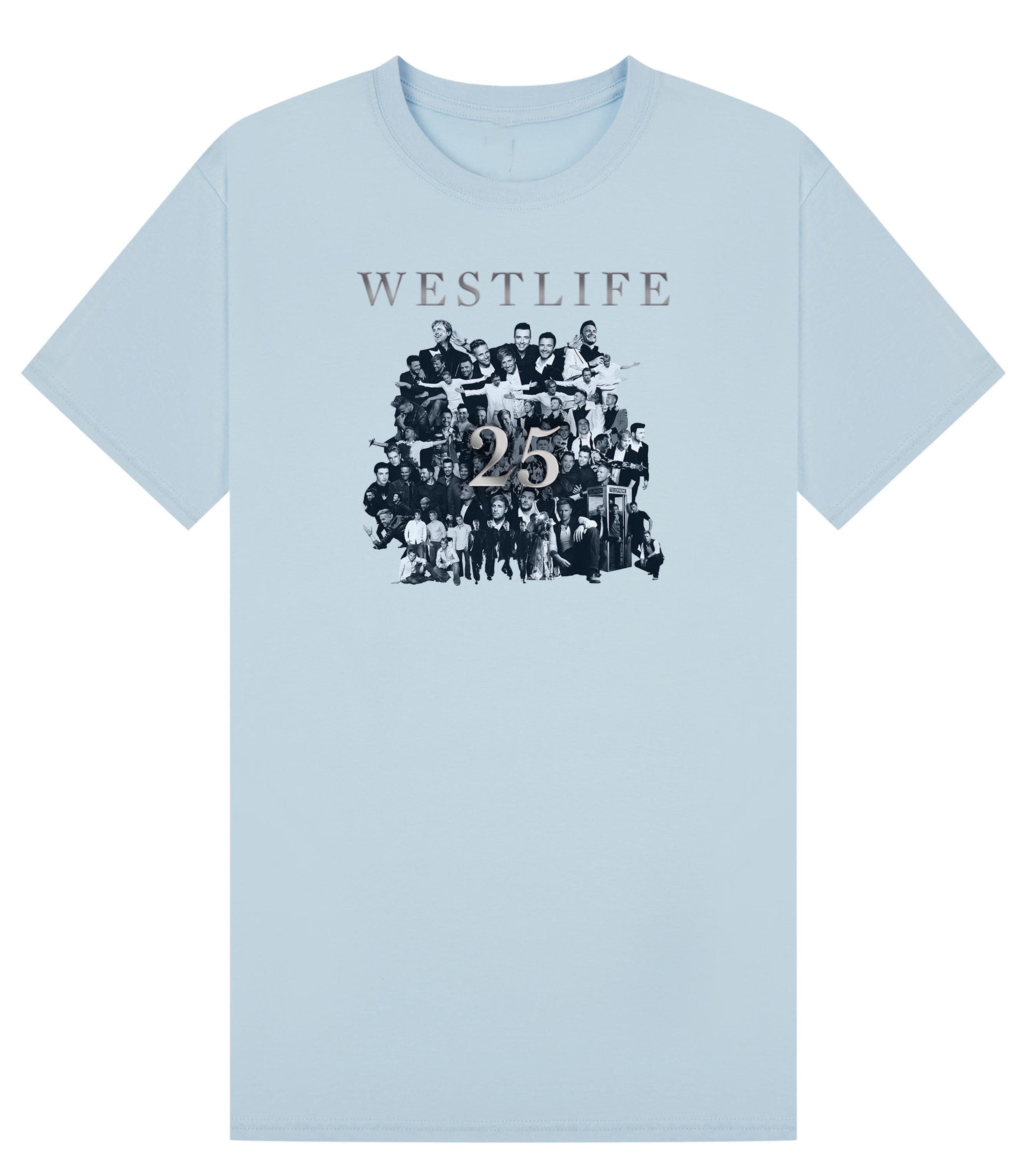 Westlife 25th Anniversary T-Shirt | Fan Made Concert Tee | 25 Ultimate Collection Album Inspired | Westlife Tour Outfit
