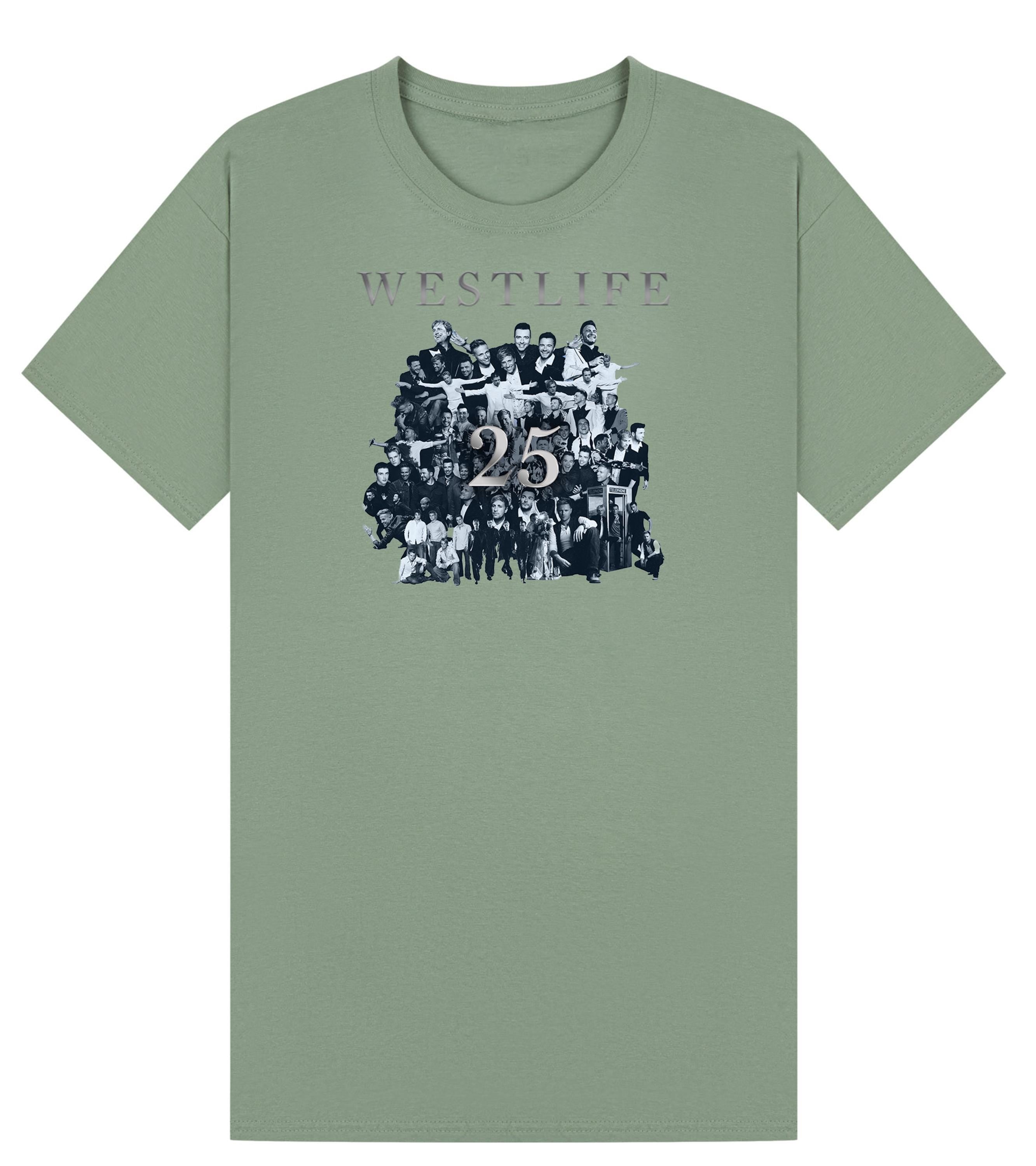Westlife 25th Anniversary T-Shirt | Fan Made Concert Tee | 25 Ultimate Collection Album Inspired | Westlife Tour Outfit