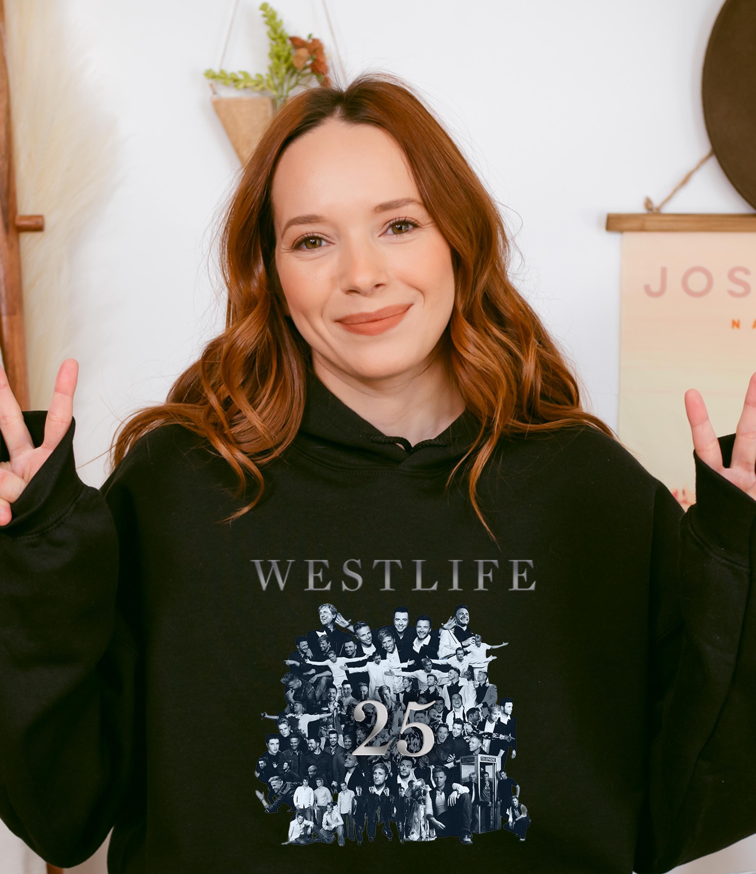 Westlife 25th Anniversary Hoodie | Fan Made Concert hood | 25 Ultimate Collection Album Inspired | Westlife Tour Outfit