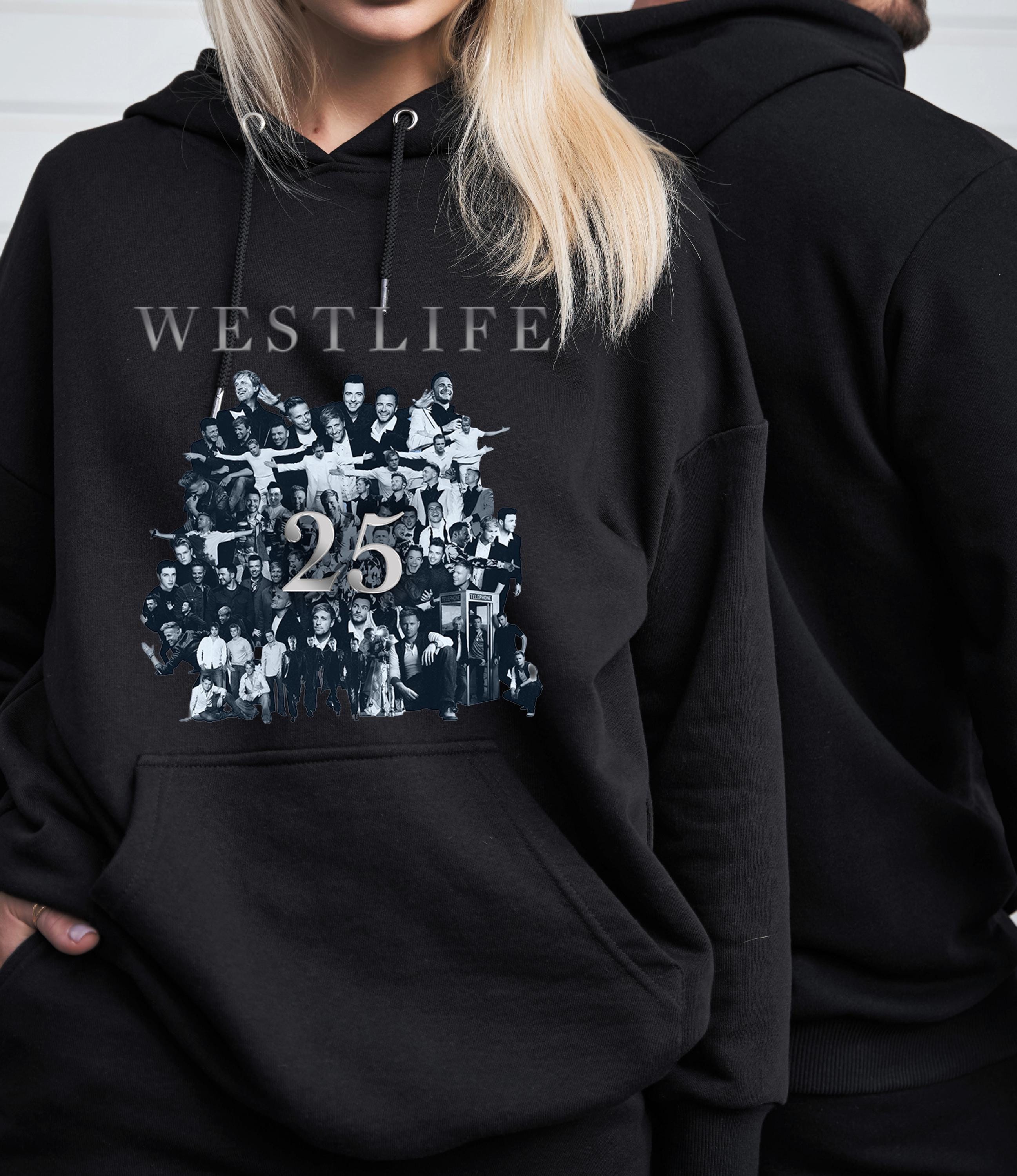 Westlife 25th Anniversary Hoodie | Fan Made Concert hood | 25 Ultimate Collection Album Inspired | Westlife Tour Outfit