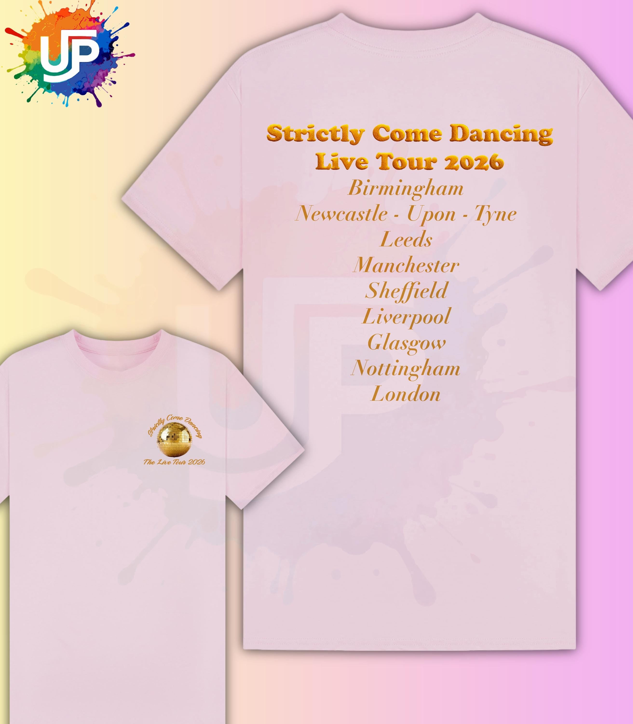 Strictly Come Dancing Live Tour 2026 Tshirt | Two Sided Tour Shirt | Kids & Adults Sizes | Matching Family Outfit | Fan Made