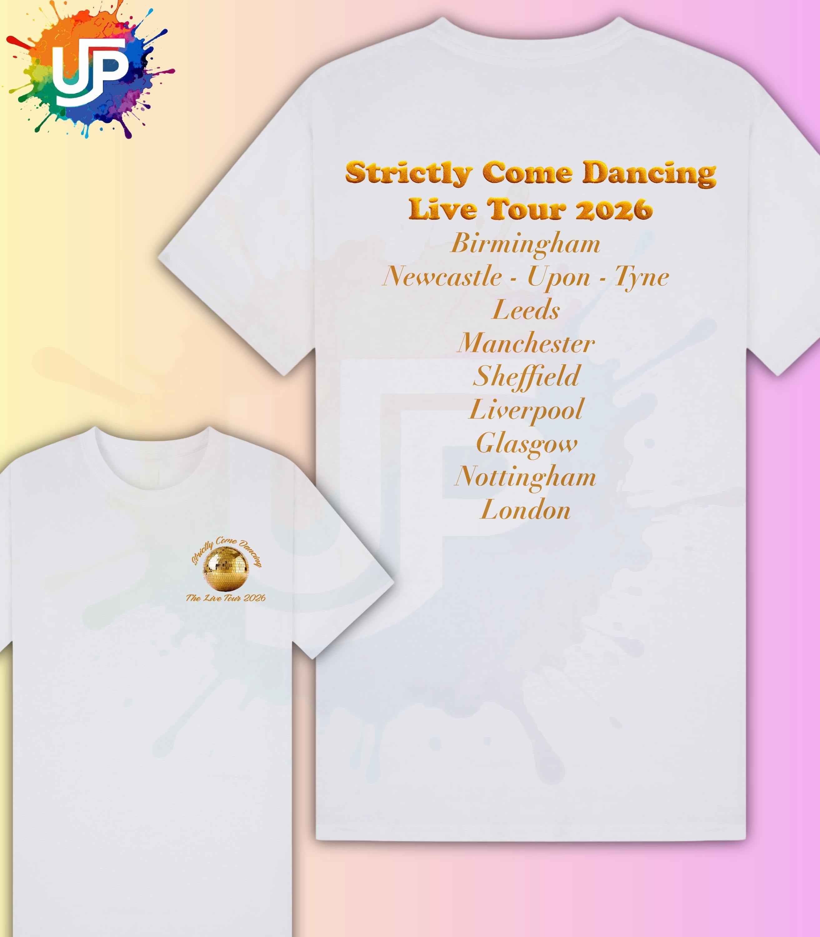 Strictly Come Dancing Live Tour 2026 Tshirt | Two Sided Tour Shirt | Kids & Adults Sizes | Matching Family Outfit | Fan Made