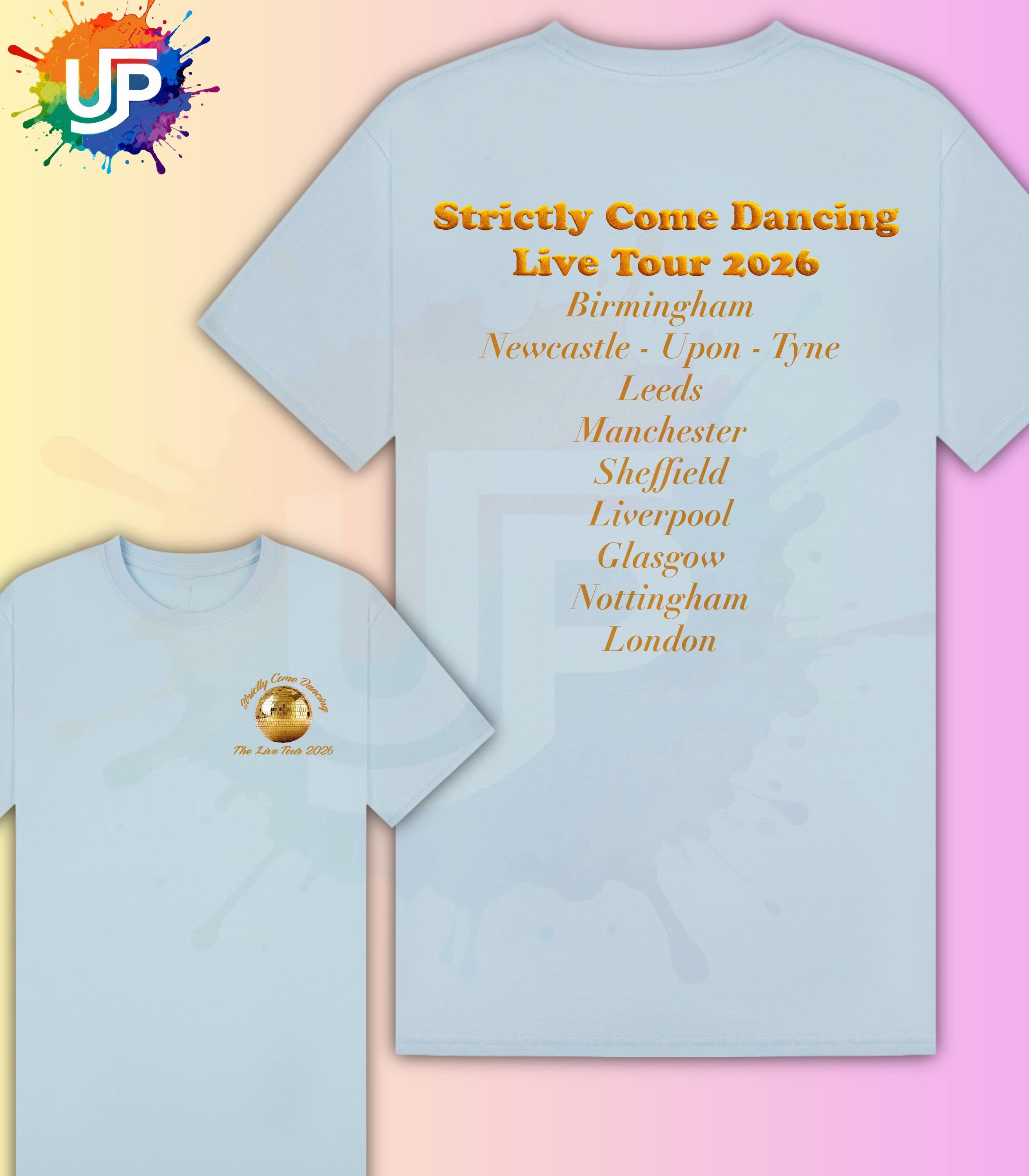 Strictly Come Dancing Live Tour 2026 Tshirt | Two Sided Tour Shirt | Kids & Adults Sizes | Matching Family Outfit | Fan Made