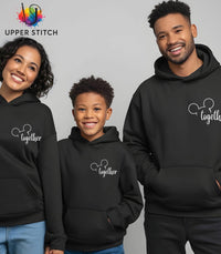 Personalised Disney Family Matching Hoodies – Mummy Daddy Mini – Mickey or Minnie - Trip Outfit