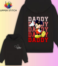 Personalised Disney Family Matching Hoodies – Mummy Daddy Mini – Mickey or Minnie - Trip Outfit